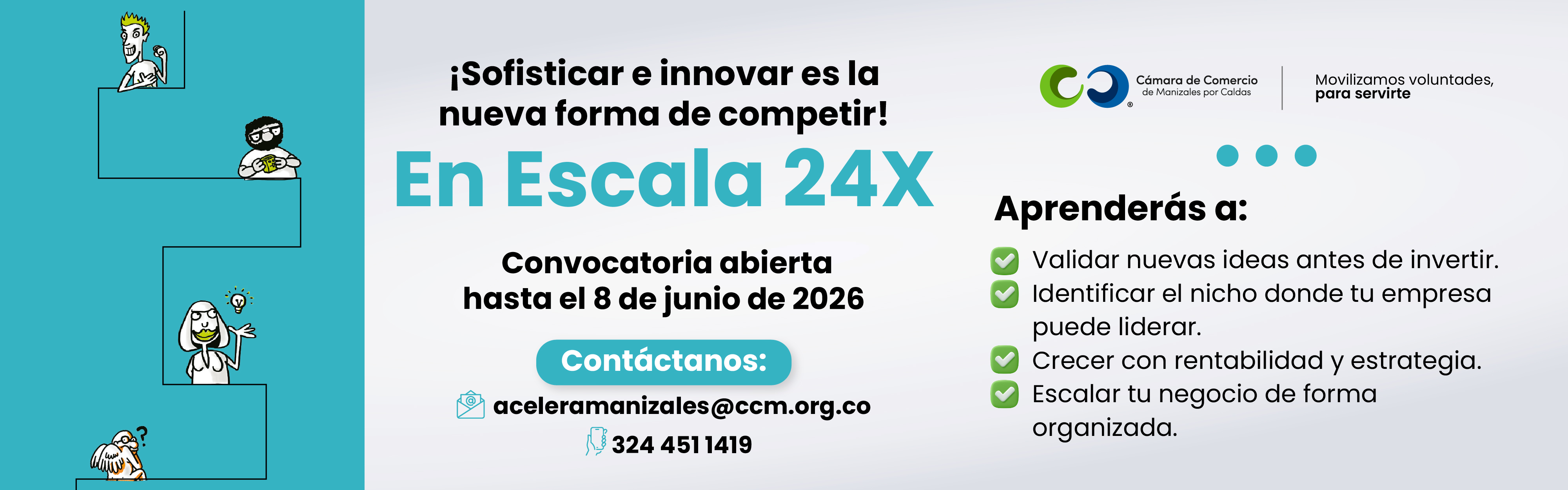 Convocatoria 3era Cohorte Programa Escala 24X